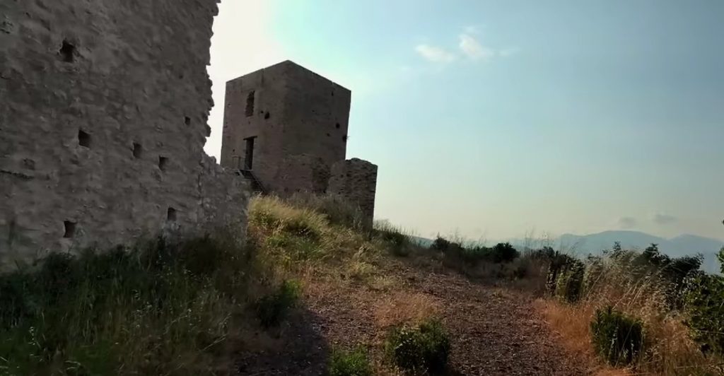 Interior of Mila Castle, which is open to visitors