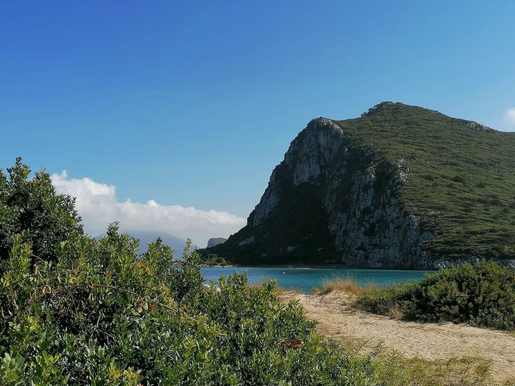 Sphacteria island seen from Divari Beach