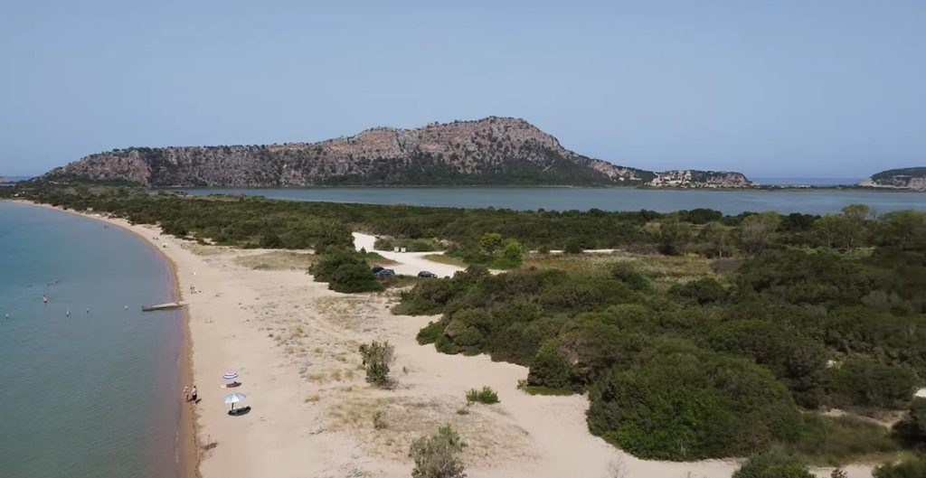 Palaiokastro and Voidokilia Beach near Gialova